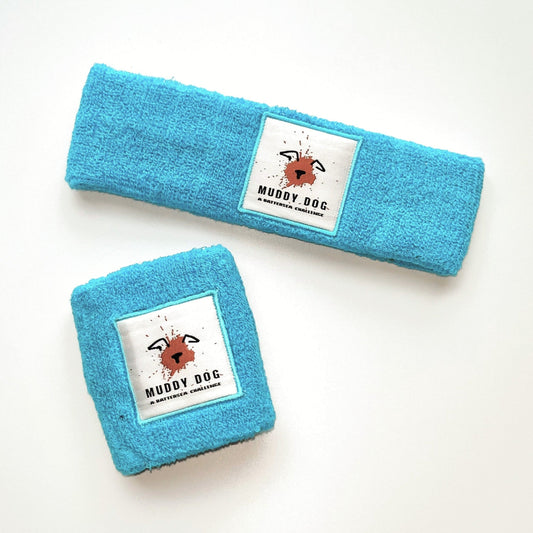 Battersea Muddy Dog Sweatband Set
